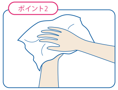 正しい手の洗い方 ポイント２