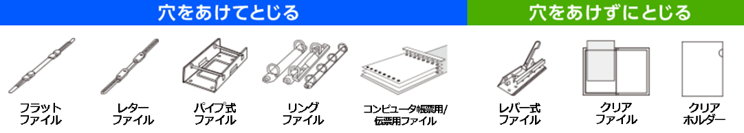 ファイルの種類はこんなに色々